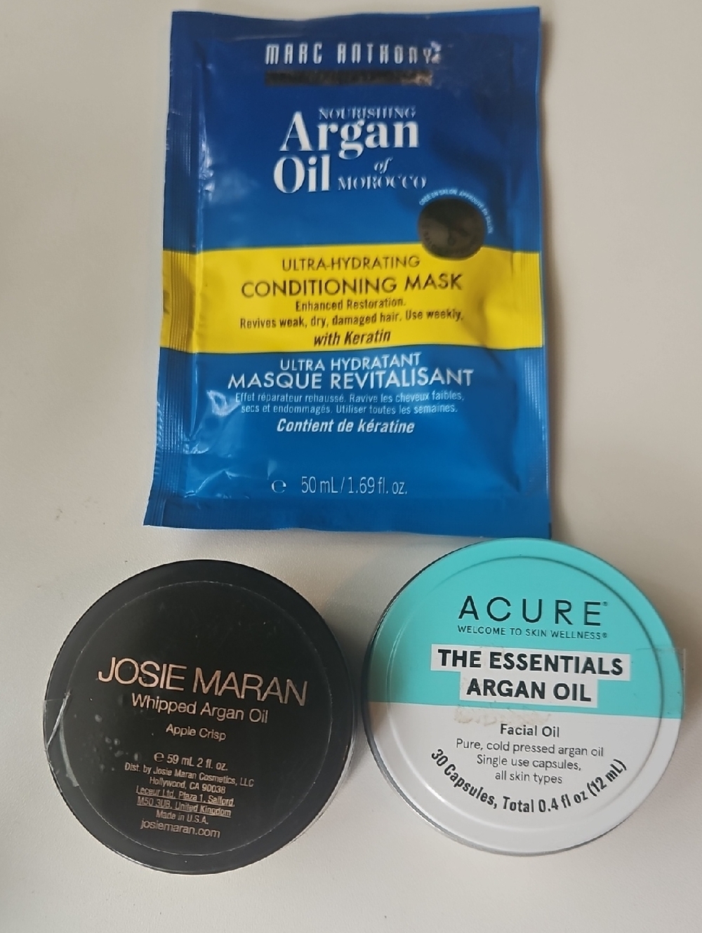 3pc Argan Oil Essentials Set- Body, Face & Hair